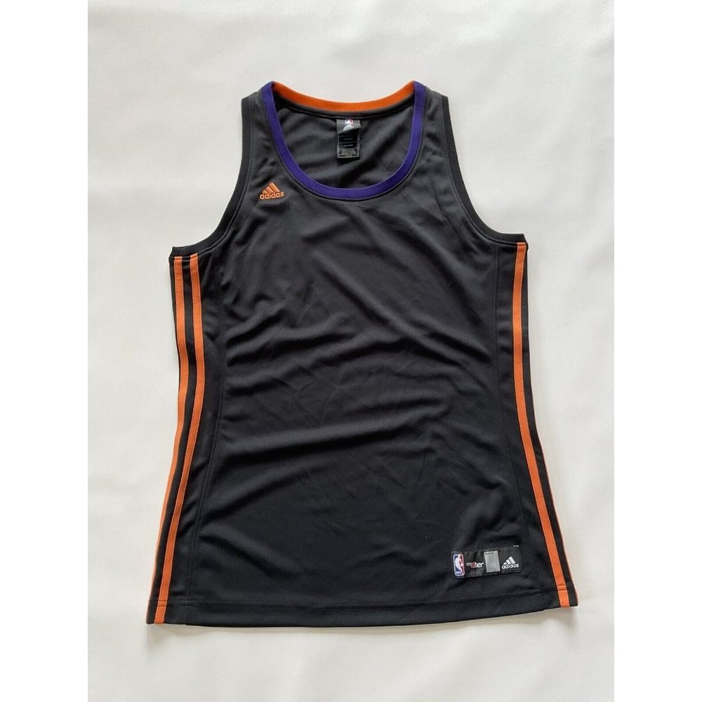 Adidas Women’s NBA  Blank Jersey In Black-Orange Size L